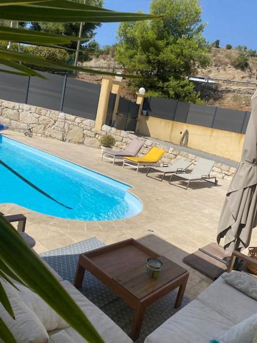 Detente Bas De Villa Jacuzzi, Piscine A 15 Min De Nice Carros Ngoại thất bức ảnh